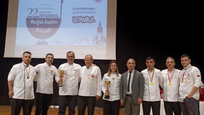 ESBAŞ Chefs Returned with Gold from the International Competition - RaillyNews