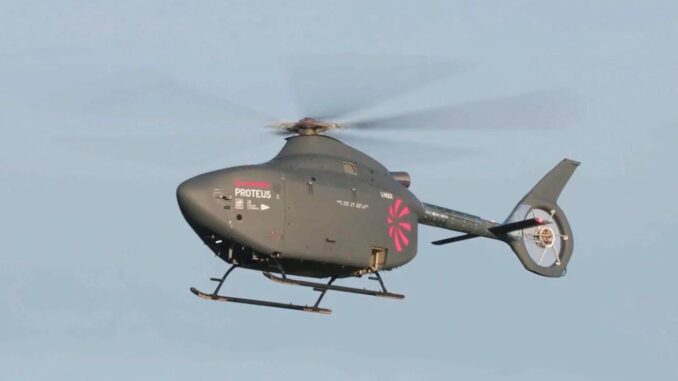 The Royal Navy's Unmanned Helicopter Completed Its First Flight - RaillyNews