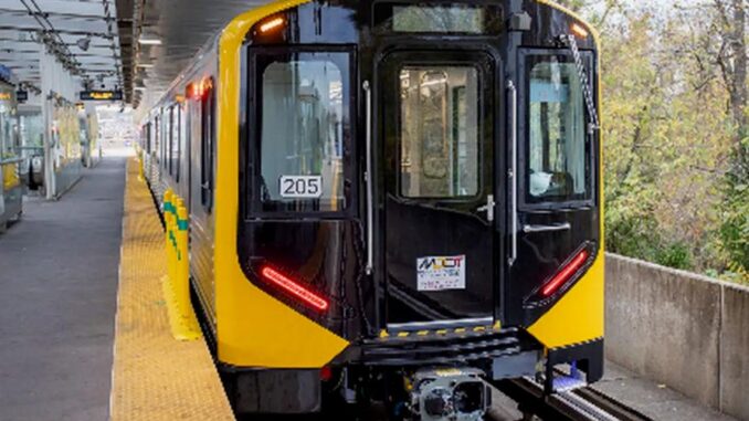 New Wagons Started Service in Baltimore Metro - RaillyNews