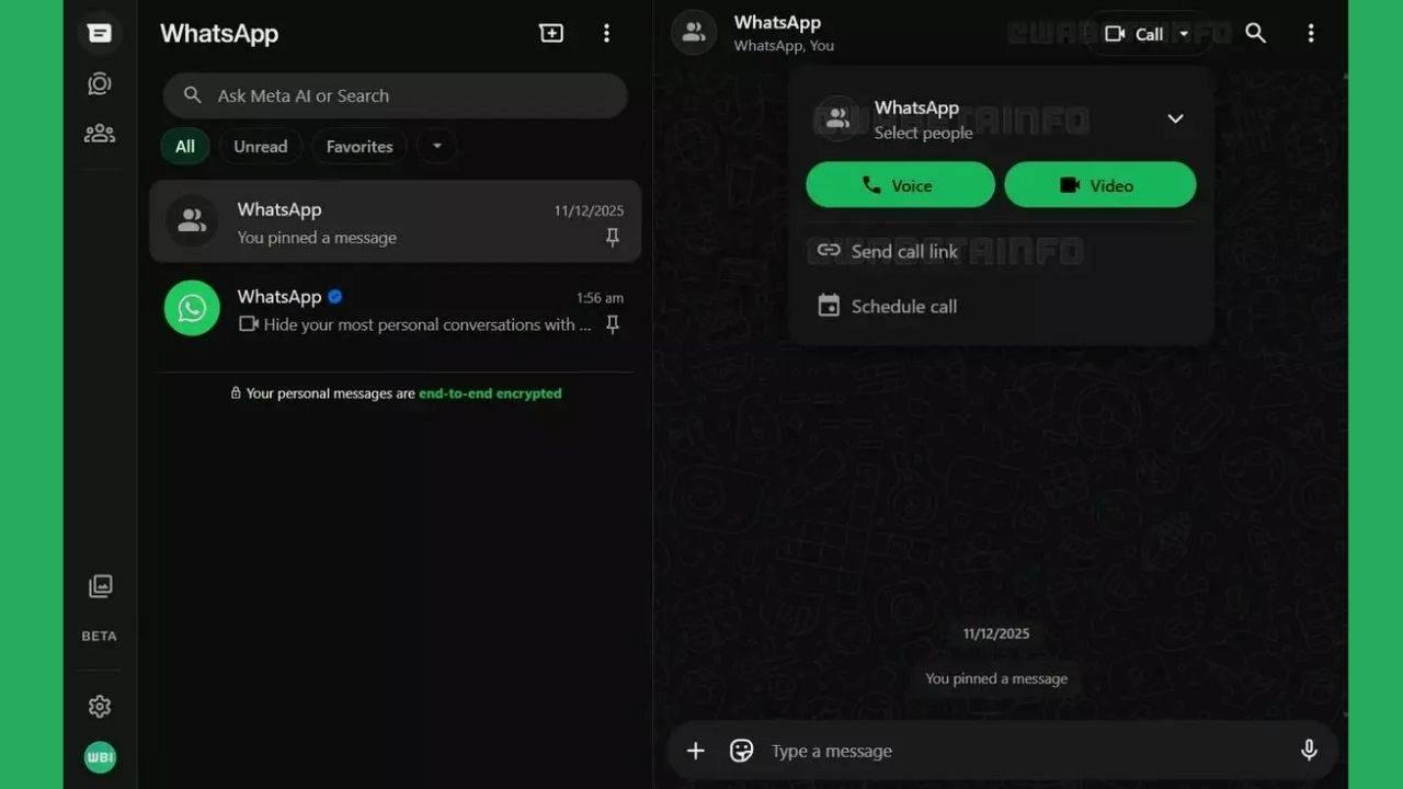Voice and Video Calling for Groups Coming to WhatsApp Web - RaillyNews