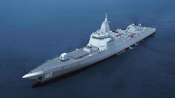 China Unveils Two New Destroyers in Exercise - RaillyNews
