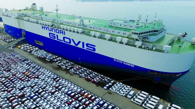 First 10,000-Car Capacity Ro-Ro Ship Tests Marine Performance - RaillyNews