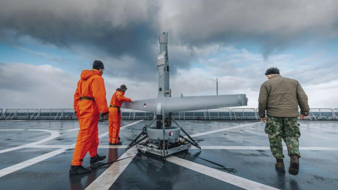 Holland Navy V-BAT UAV Test Success - RaillyNews