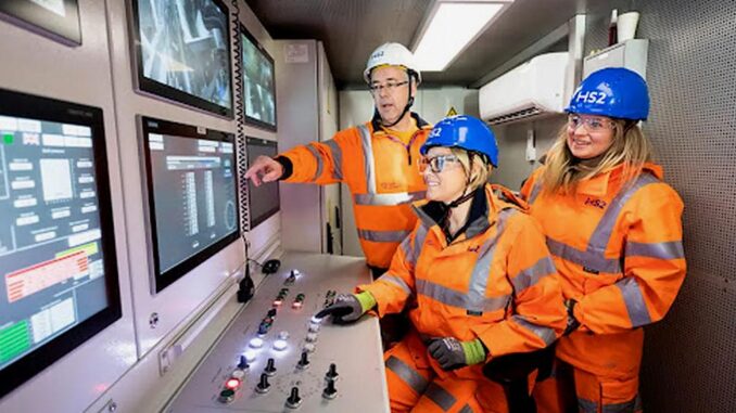 HS2 Euston Tunnel TBM Starts Work - RaillyNews
