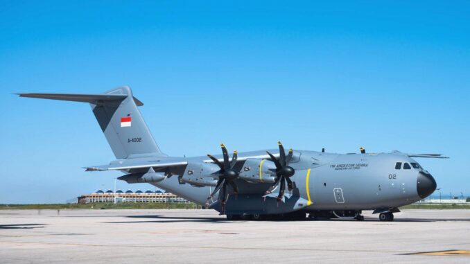 Indonesia Receives Its First A400M Aircraft - RaillyNews