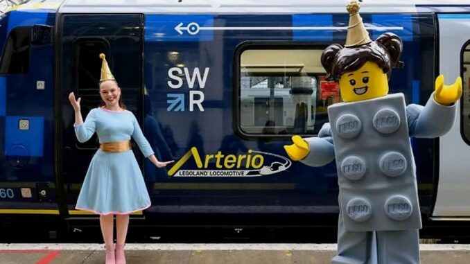 Lego on Rails: SWR's New 'Legoland Arterio' Train - RaillyNews