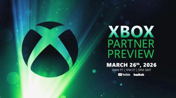 Microsoft Xbox Partner Preview Date Announced - RaillyNews
