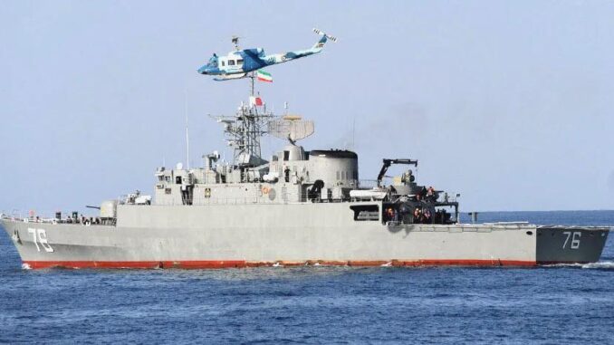 US Hits Iranian Jamaran-Class Corvette - RaillyNews