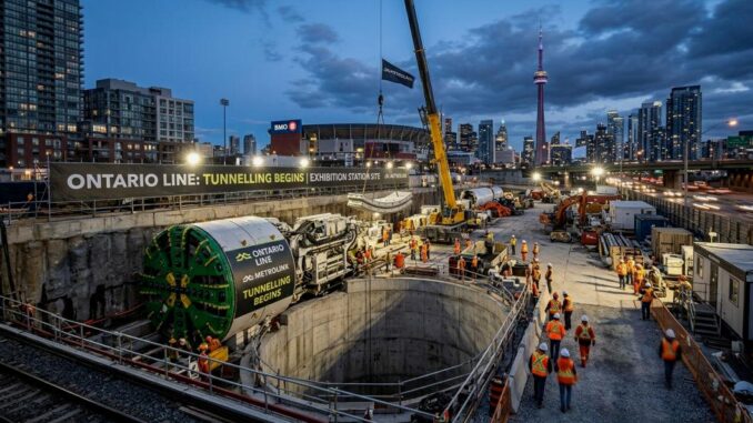 Major Excavation Begins on Ontario Rail Line - RaillyNews