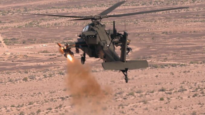 US Army Launches First Altius 700 from AH-64E Apache - RaillyNews