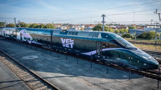 Velvet Launches France's First Independent High-Speed ​​Train - RaillyNews