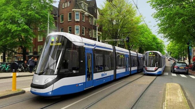 Amsterdam's 391M EUR Tramway Project - RaillyNews