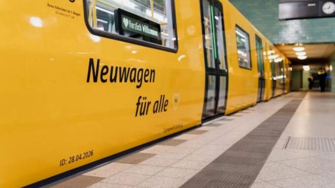 Berlin Metro Modern Trains Upgrade - RaillyNews