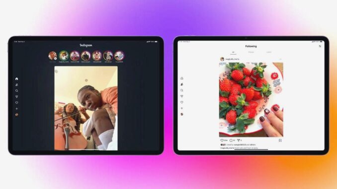 Instagram iPad Update - RaillyNews