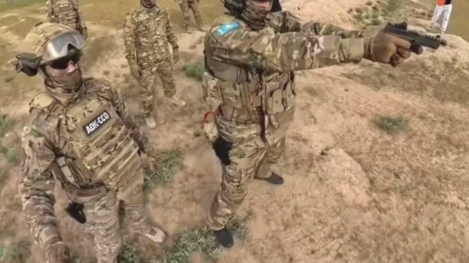 Kazak Special Forces Use SAR9 SP - RaillyNews