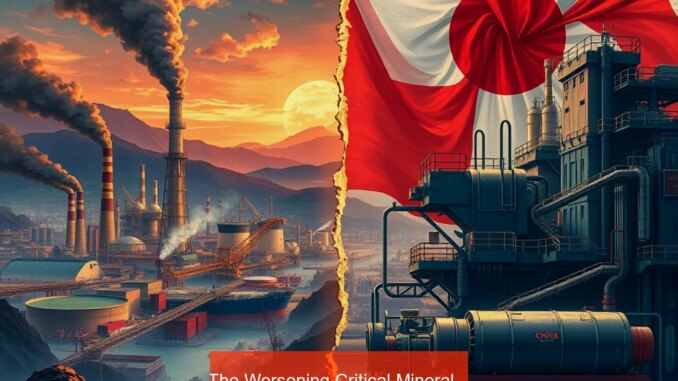 The Worsening Critical Mineral Crisis Between China and Japan - RaillyNews