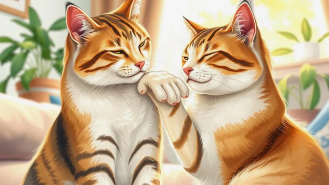 Understanding the Reasons Behind Cats Licking Each Other - RaillyNews