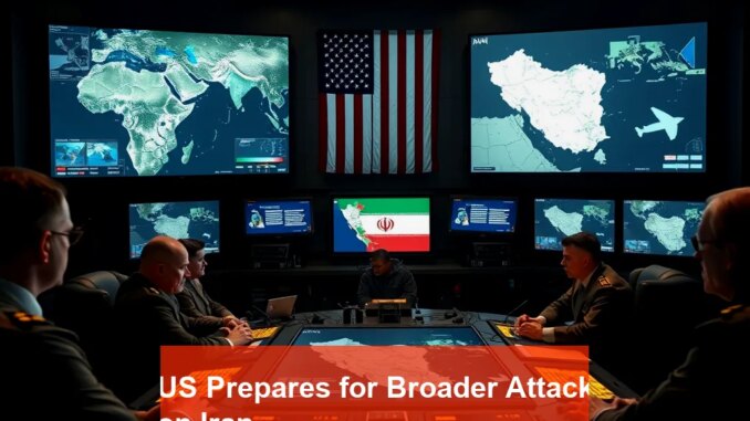 US Prepares for Broader Attack on Iran - RaillyNews