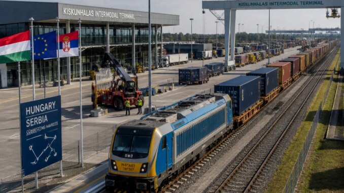 Regular Intermodal Transportation Period Between Hungary and Serbia - RaillyNews