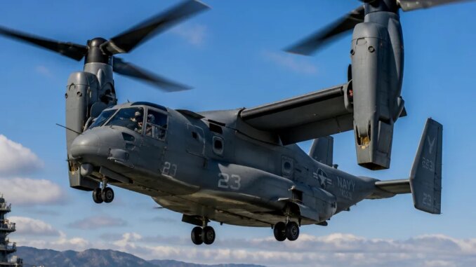 US Naval Forces Receive the Last Osprey - RaillyNews