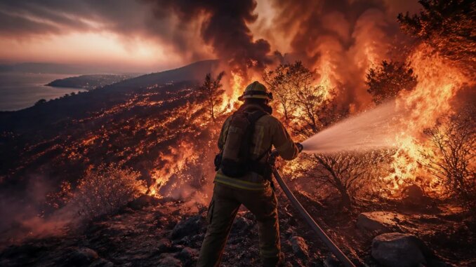 Wildfires in Greece: 51 New Fires Reported in the Last 24 Hours - RaillyNews