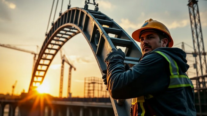 First Steel Opening Installed on Saltley Viaduct along the HS2 Route - RaillyNews