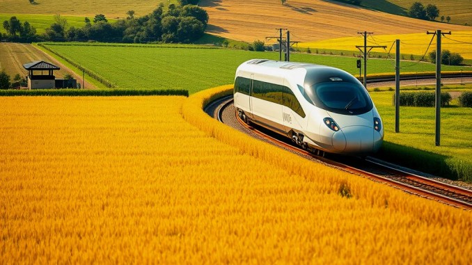 High Compensation Offer for Agricultural Lands in Alto's High-Speed ​​Rail Project - RaillyNews