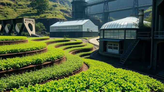 Transforming Abandoned Coal Mines in China into Agricultural Laboratories - RaillyNews