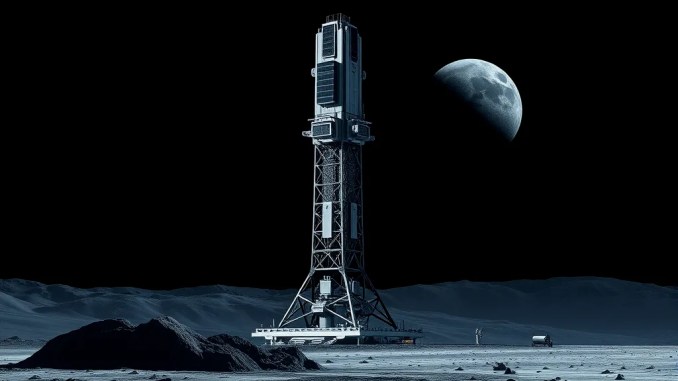Blue Origin Unveils Power Tower Designed for NASA Moon Base Operations - RaillyNews