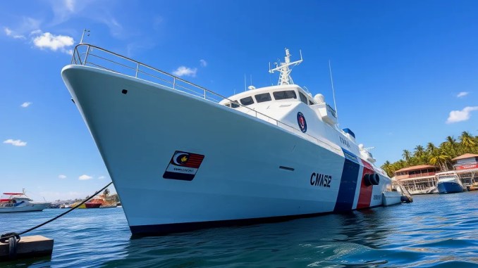 DESAN Launches New Coast Guard Ship for Malaysia - RaillyNews