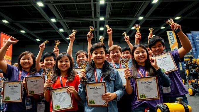Dokuz Eylül University Returns from Teknofest Southeast with Awards - RaillyNews