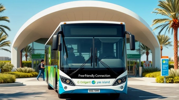 Free Transportation Connection to Yas Island from Etihad Rail and Miral - RaillyNews