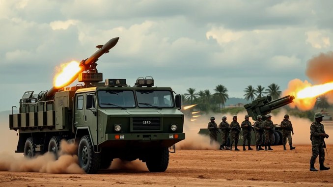 Indonesian Military Conducts Live-Fire Exercises With Turkish-Made BORA/KHAN and TRG-122 Systems - RaillyNews