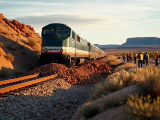 Landslide Near Albuquerque Forces Cancellation of Amtrak Southwest Chief Service - RaillyNews
