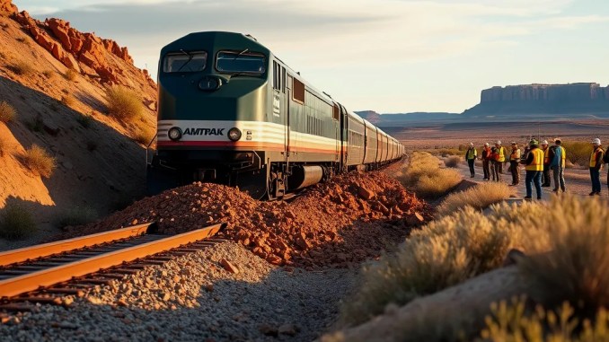 Landslide Near Albuquerque Forces Cancellation of Amtrak Southwest Chief Service - RaillyNews
