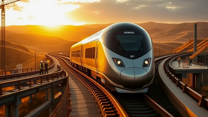 Siemens Secures $772M Contract for California High-Speed ​​Rail Project - RaillyNews